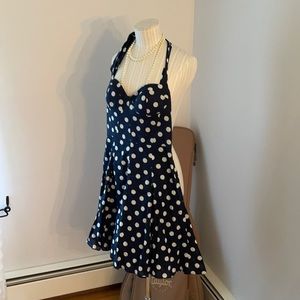 Betsey Johnson Polka Dot halter dress